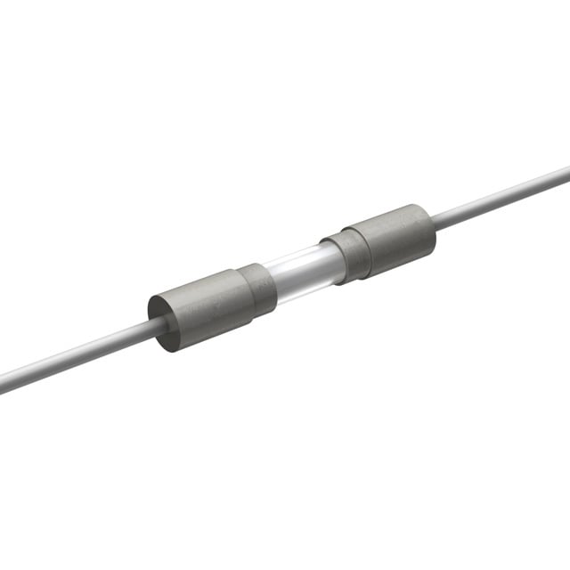 3 A 350 V AC DC Fuse Cartridge, Glass Through Hole 2AG, 5mm x 15mm (Axial)